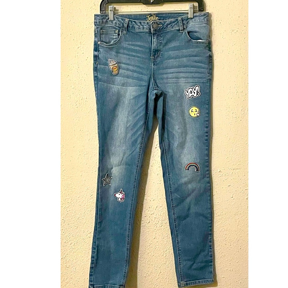Original Justice Jeans with Emoji Patches